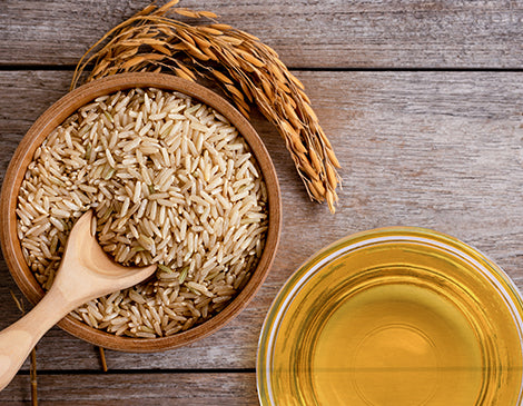 Hydrogenated rice bran