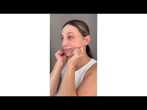 Massage. Techniques Using Advanced Target Face Cream