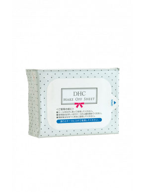 DHC Make Off Sheet Refills - 100% Natural Cotton Makeup Remover Wipes