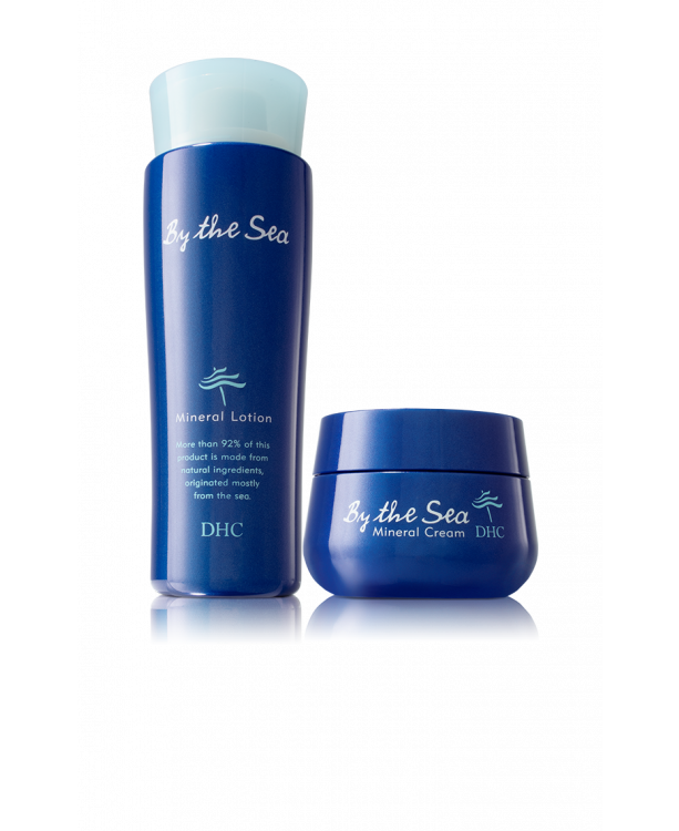 DHC The Sea Mineral Double Moisture Set - By The Sea Mineral Lotion & By The Sea Mineral Face Cream