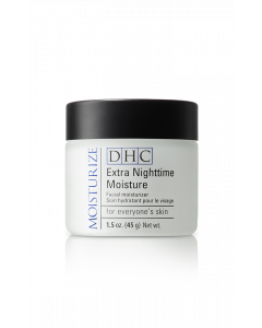 DHC Extra Nighttime Moisture - 1.5 oz. Hydrating cream with collagen & antioxidant-rich olive oil.
